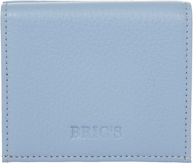BRIC'S Leren Portemonnee Gondola Calla Wallet Violet Lichtblauw