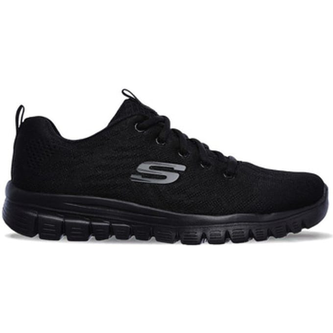 Skechers Graceful - Get Connected, Vrouwen, Zwart, Sneakers, maat: 39,5