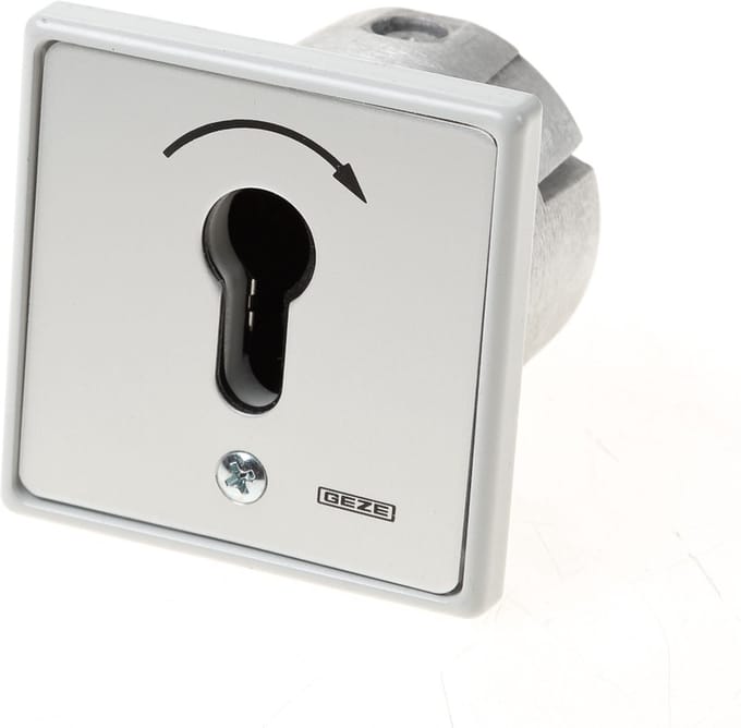Geze sleutelschakelaar inbouw zonder cilinder