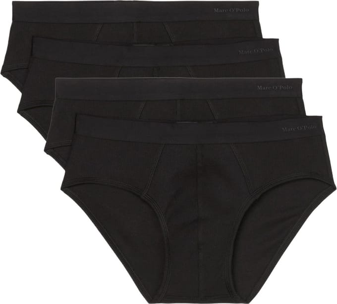 Marc O'Polo Heren slip / onderbroek 4 pack Iconic Rib Cotton