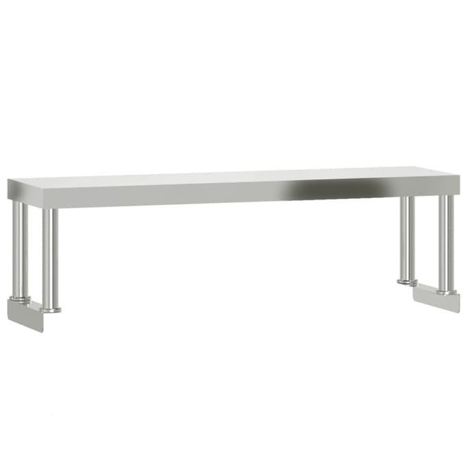 Vidaxl Bureau Werkblad Verhoger, 110X30X35 Cm, Roestvrij Staal