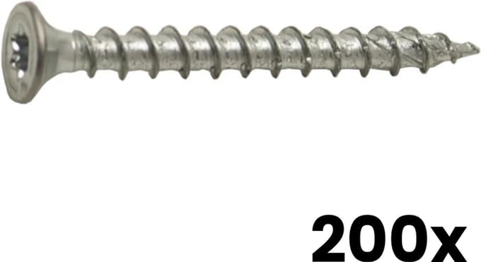 Kelfort Spaanplaatschroef 5.0X60 Tx20 Voldraad Silverdrill 2.0 - 5567069