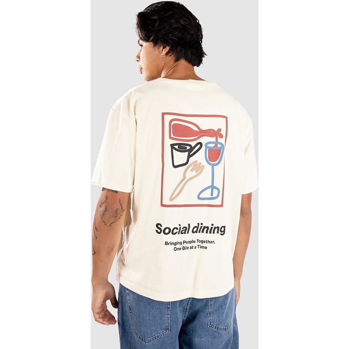 Anerkjendt Akvillads Social Print T-Shirt