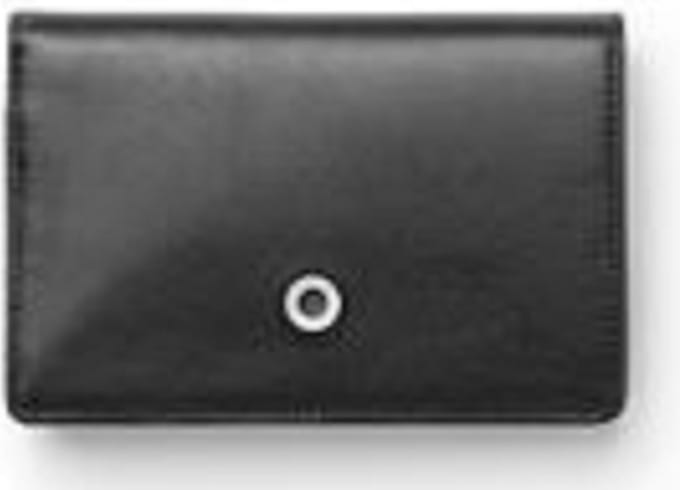 Graf von Faber-Castell - Notepad Black smooth leather (11 x 7.5cm)