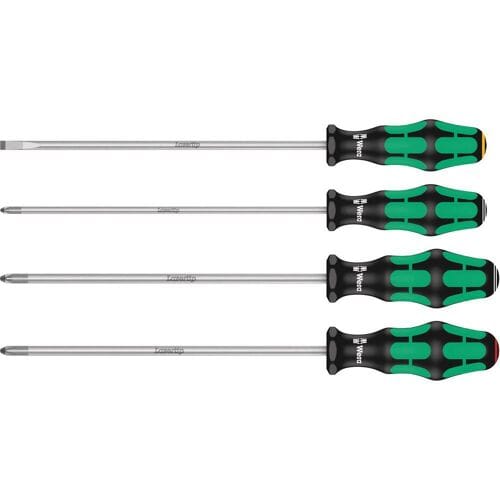 Wera 335/350/355/4 Schroevendraaierset 4-delig Pozidriv