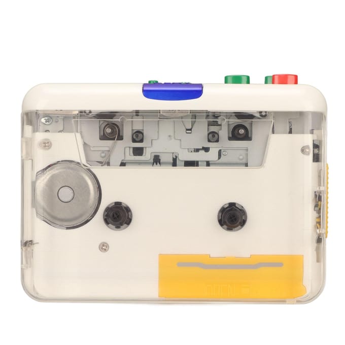 USB Cassette naar MP3 Converter Plug and Play Oplaadbare Draagbare Cassettespeler voor Koptelefoon