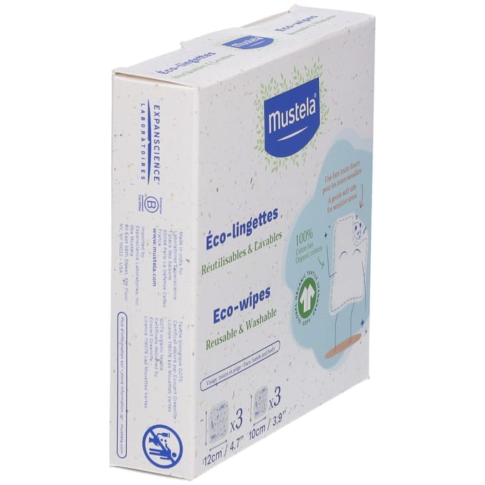 Mustela Mijn Eco 6 Herbruikbare Doekjes