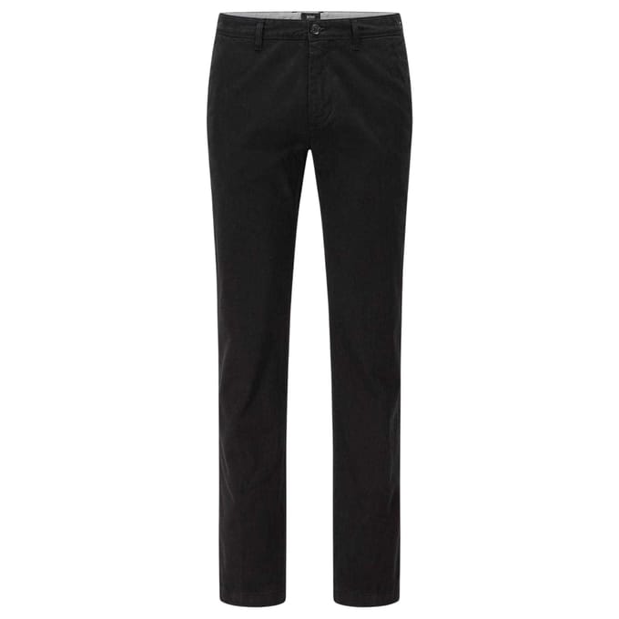 Boss Crigan2 effen herenbroek (Zwart)