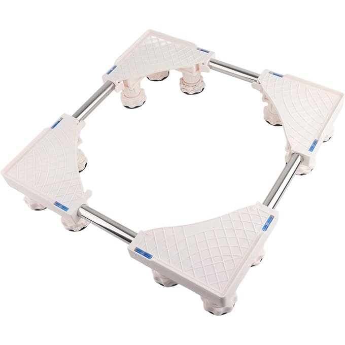 12 Voet Wasmachine Onderstel Stand Houder Rek Sterke Draagkracht voor Automatische Wasmachine white