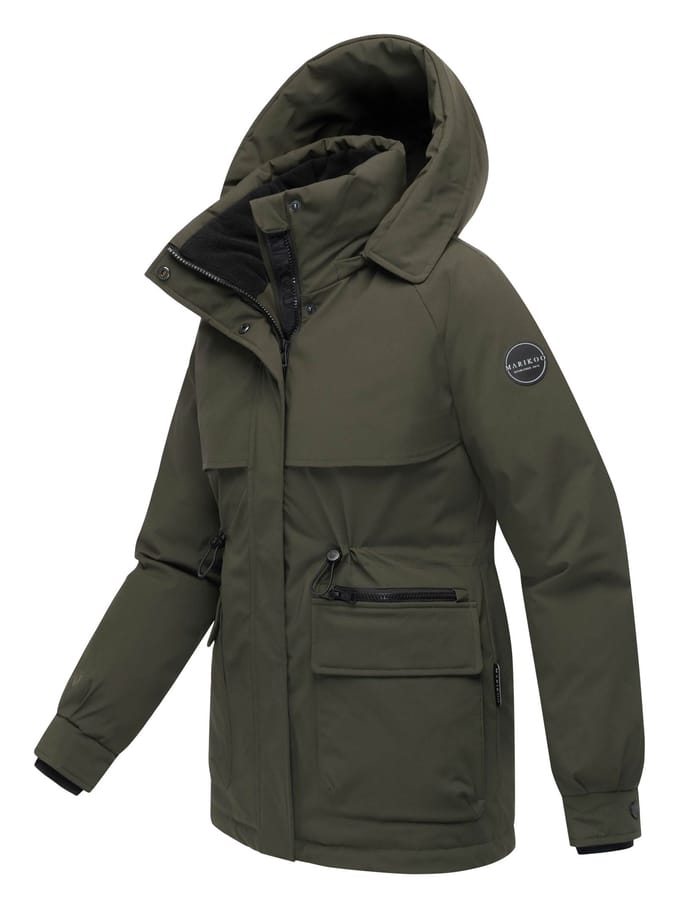 Marikoo dames winterjas Shigaraa met afneembare capuchon & magnetische zakken
