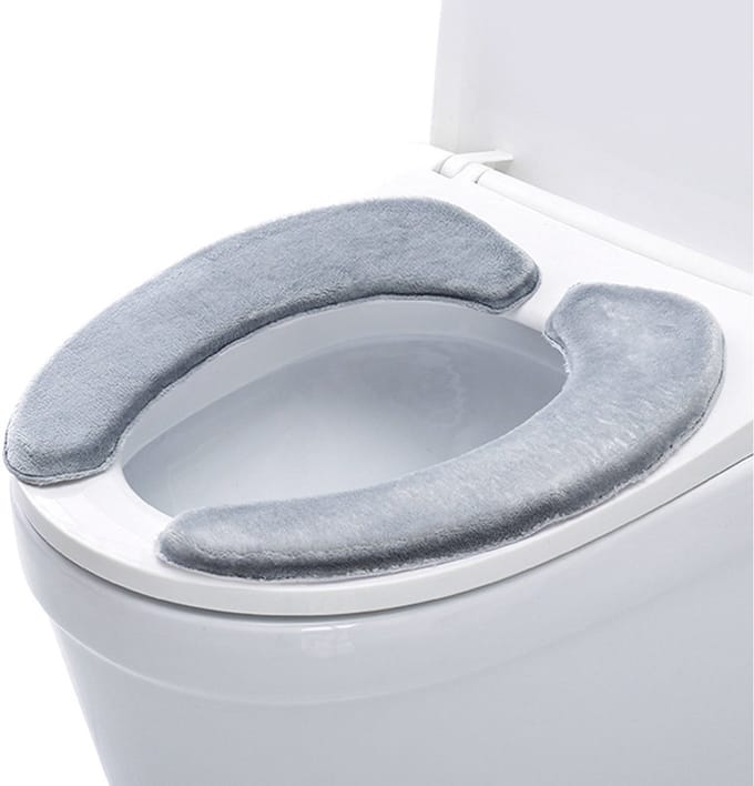 Pluche toiletbrilhoes, 2-pack