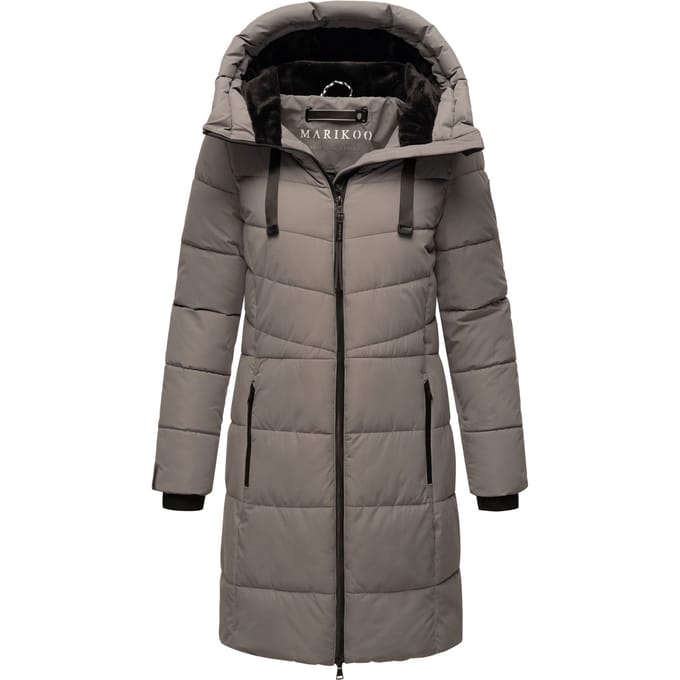 Marikoo Natsukoo dames winterjas – warm, teddyvoering & capuchon