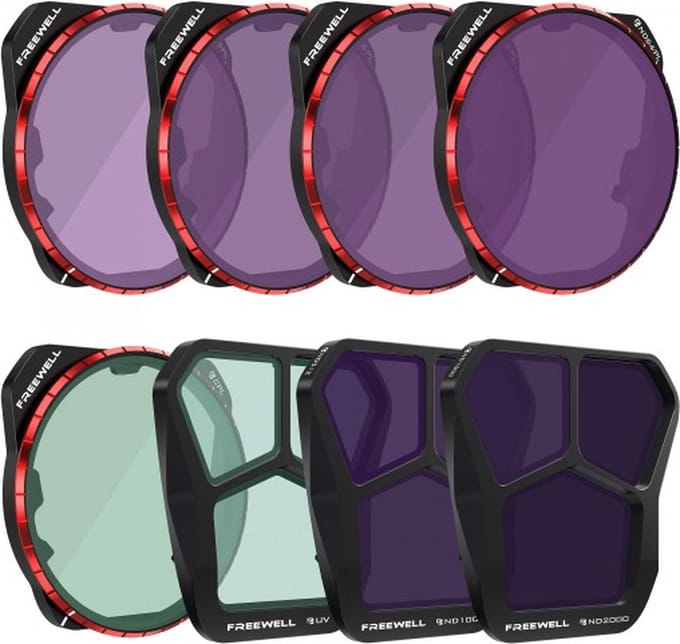 Freewell DJI Mavic 3 Pro Filter - All Day - 8Pack