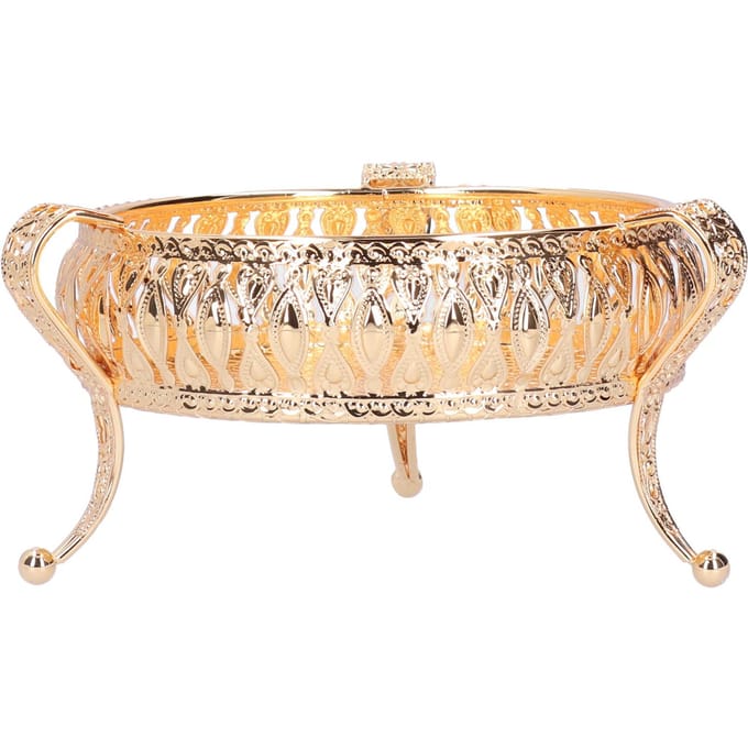 Fruitschaal Metaal Rond Plaats Snacks Kleine Sieraden Multifunctioneel Huisornamenten beige