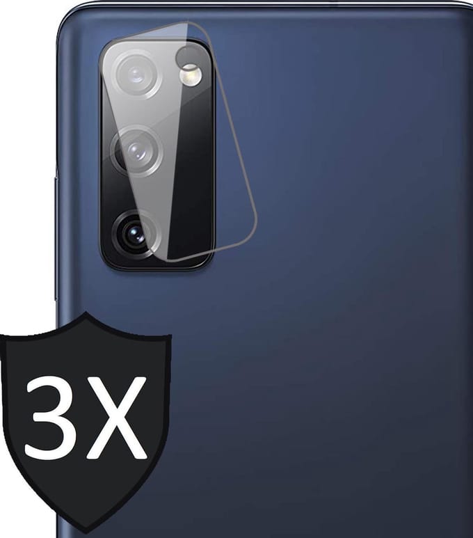 Screenprotector geschikt voor Samsung S20 FE - Camera Protector Lens - 3 Stuks