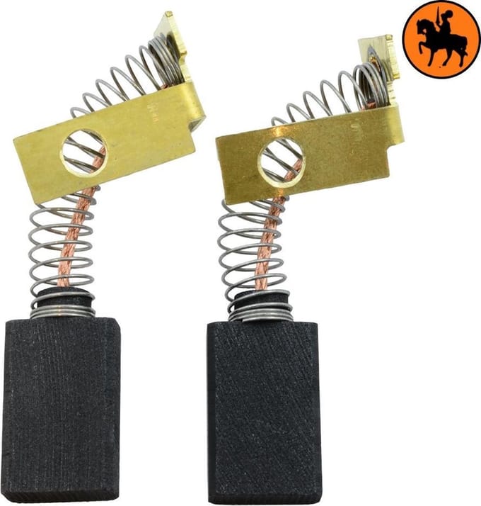Koolborstelset voor Black & Decker zaag P3701 - 6,35x12,7x19,5mm
