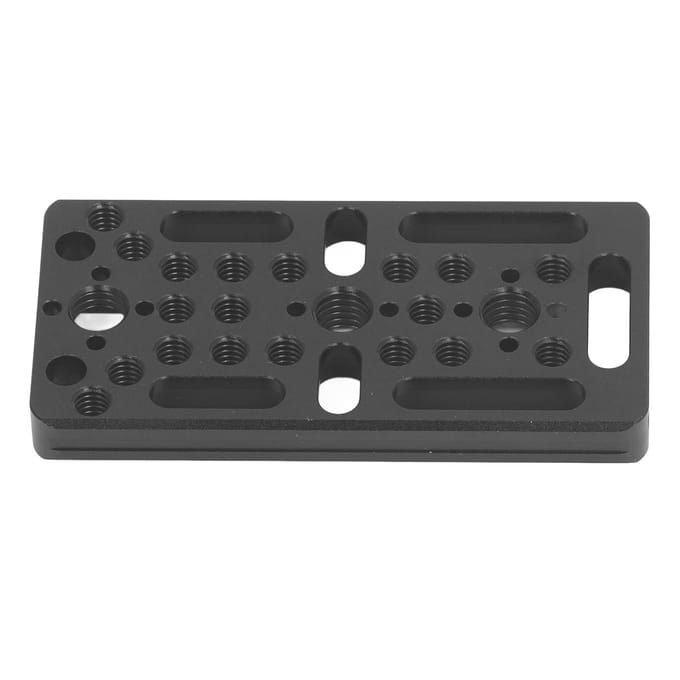 Camera Kaas Easy Plate Multifunctioneel Snelontgrendelend Kaas Expansiebord met 14 38 Schroefgat black