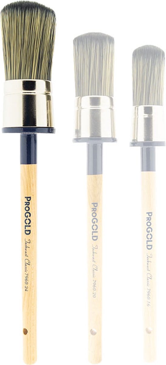 Progold Classic Texkwast Ovaal - Serie 7960 Maat 24