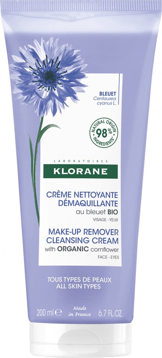 Klorane Huid Bleuet Make-Up Remover Crème 200ml