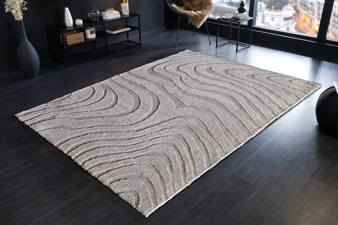 Tapijt WAVE 170x240cm grijs - 43130