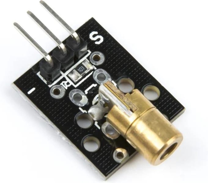 OTRONICÂ® Laser diode 5v Module rode laser 650nm 5mW koperen kop