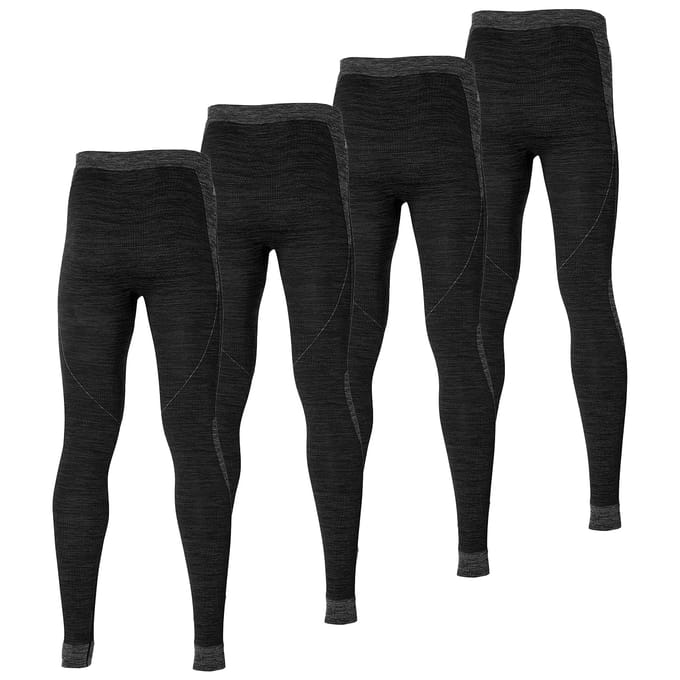 Thermobroek heren - Zwart - M - 4-Stuks (kopie)