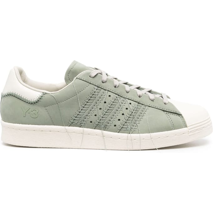 Superstar sneakers met losse draden