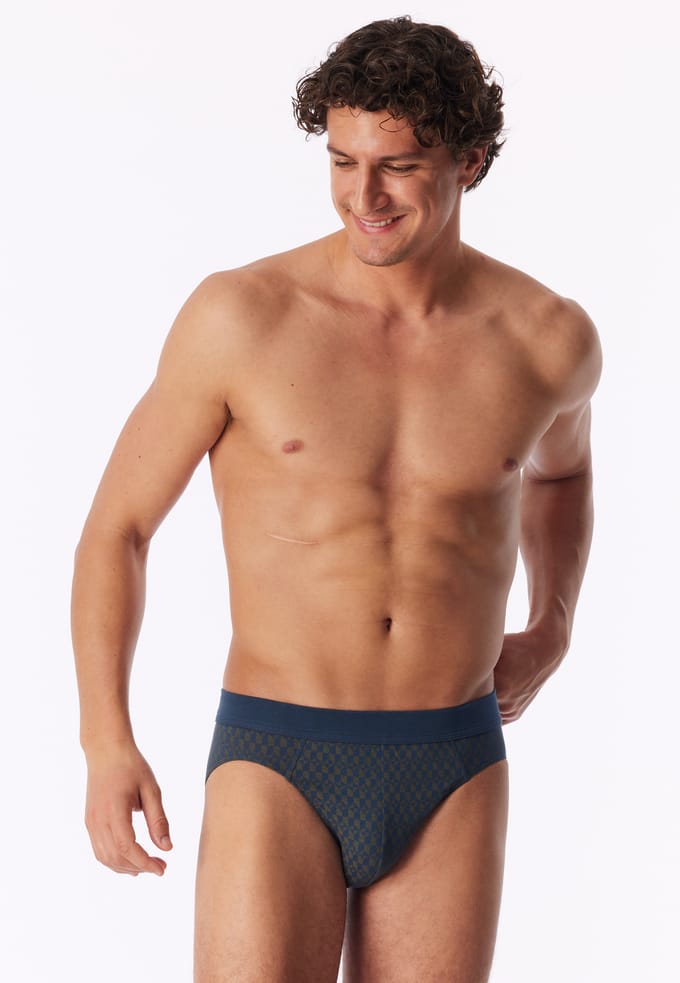 Rio-rioslip, diepblauw met patroon - 95/5 5