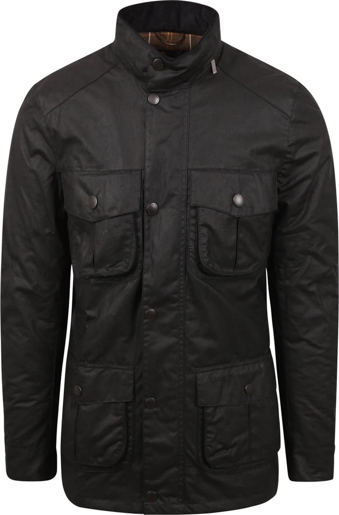 Barbour Waxjas Corbridge Zwart - Maat M - Heren - Winterjassen
