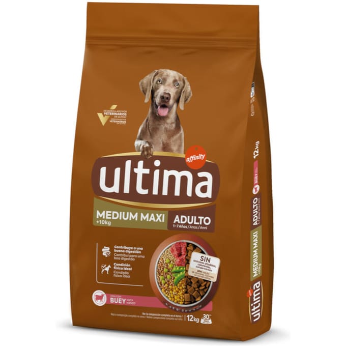 Ultima Medium / Maxi Adult Rund  - Dubbelpak: 2 x 12 kg