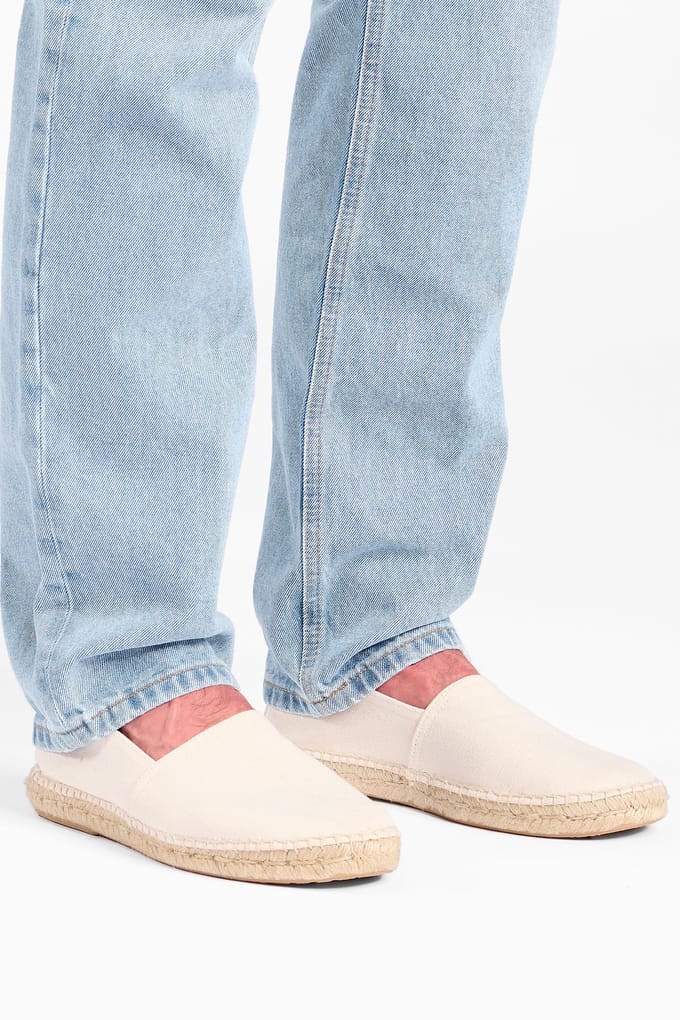 No Label X Abarca Cotton Espadrilles Off White Taglia: 41 | Espadrillas Outlet | Uomo | Bianco