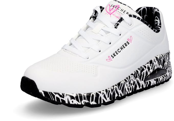 Skechers Uno - Loving Love Dames Sneakers - White - Maat  42