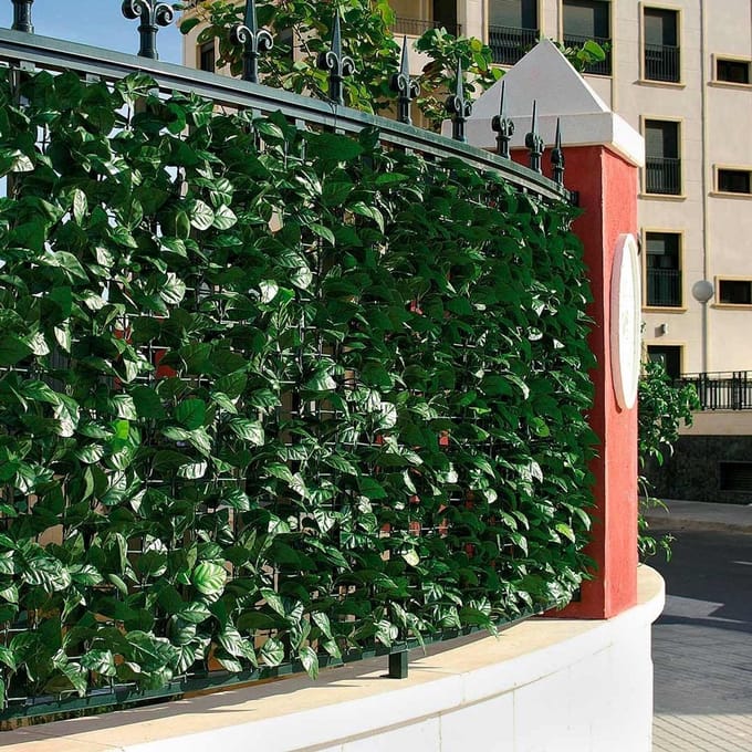 Kunsthaag Tuin Schutting Groen 300x150 cm