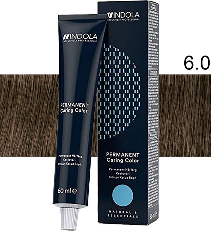 Indola Haarverf Profession Color Permanent Caring Color 6.0 Donker Blond Natuur