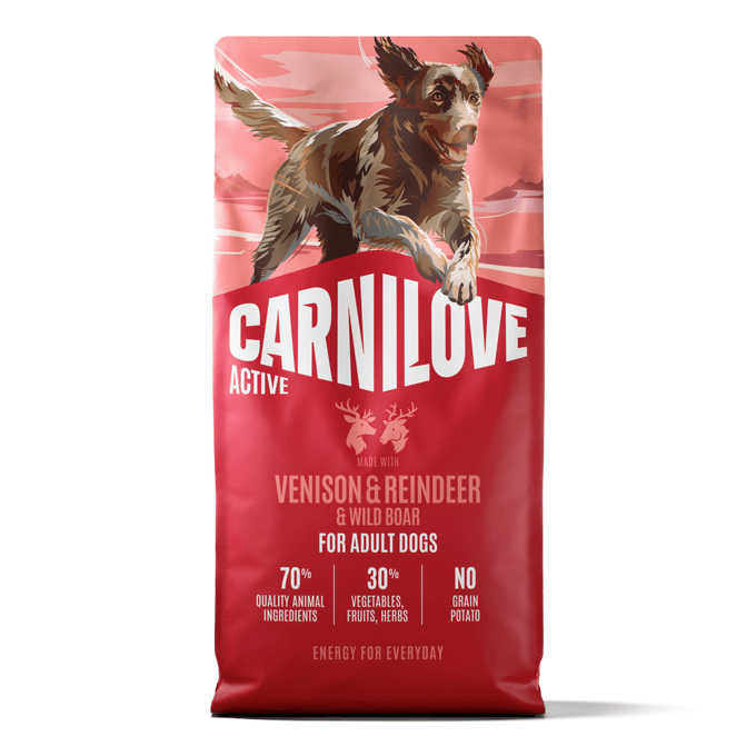 Carnilove Active Adult met hert, rendier & wild zwijn - Voordeelpak: 2 x 12 kg