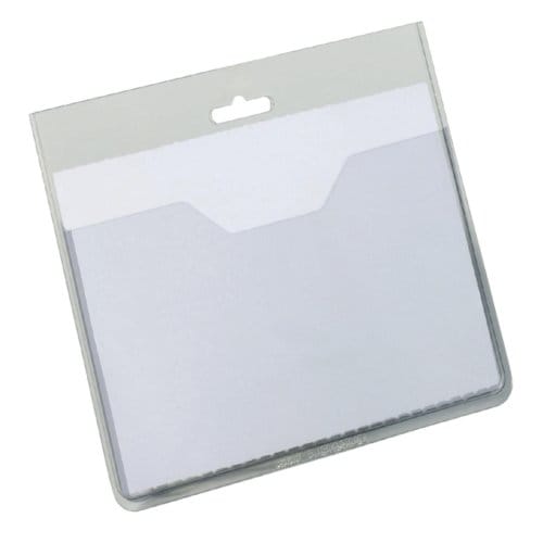 DURABLE Naambadge 60x90 mm met Europerforatie deels dekkend
