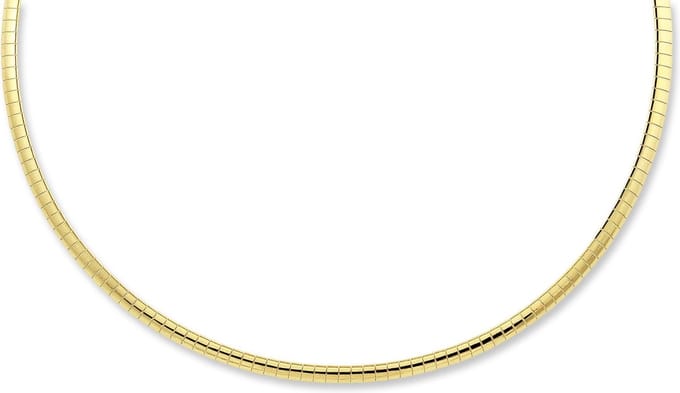 Montebello Ketting Blomme G - 316L Staal - Omega Schakel - 4mm - 50cm