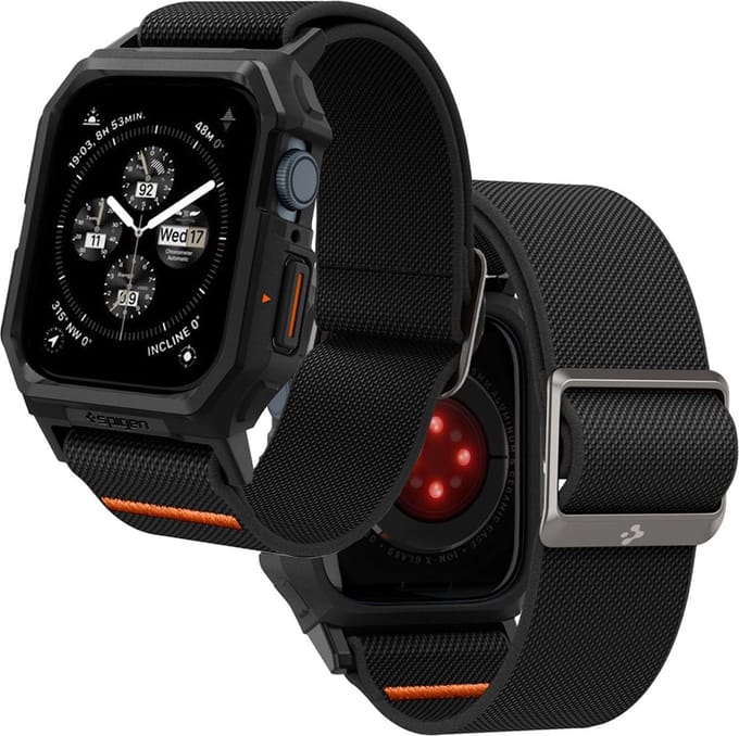 Spigen Lite Fit Pro - matte black - Apple Watch 45mm/44mm