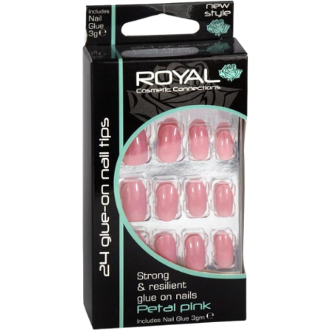Koninklijke Kunstnagels Petal Roze 24 stuks