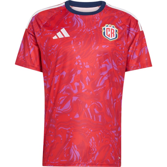 Adidas Costa Rica Truien/Replica's Heren - Rood - Maat M - Poly Mesh