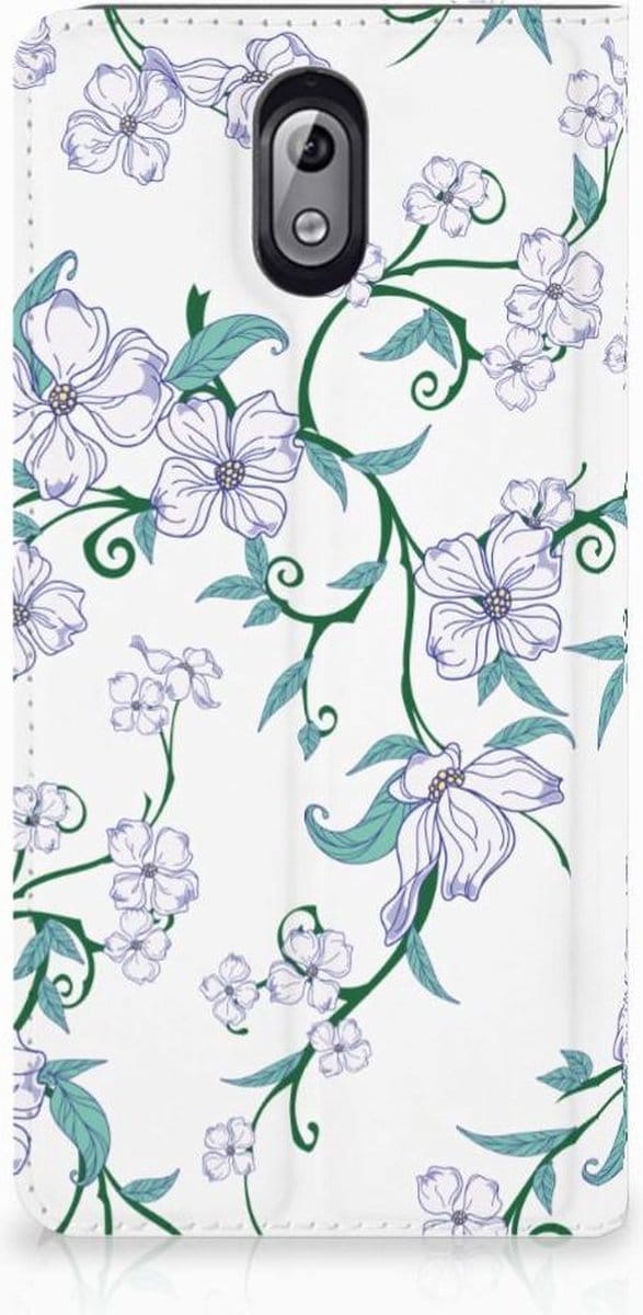 Nokia 3.1 (2018) Uniek Smart Cover Blossom White