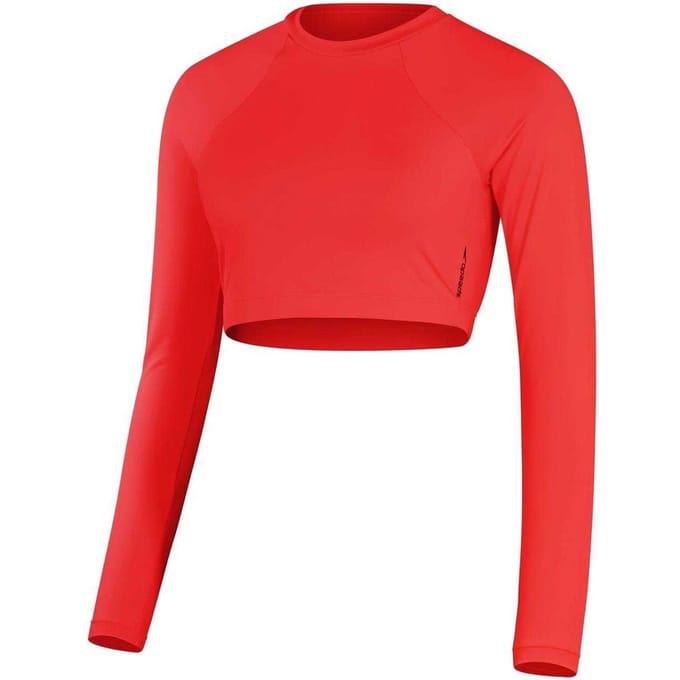 Speedo Dames/Dames Jersey Slim Raglan Top (Rood)