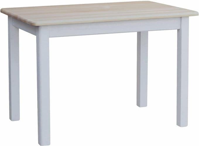 Massieve Houten Eettafel Keukentafel Grenen Wit Gelakt