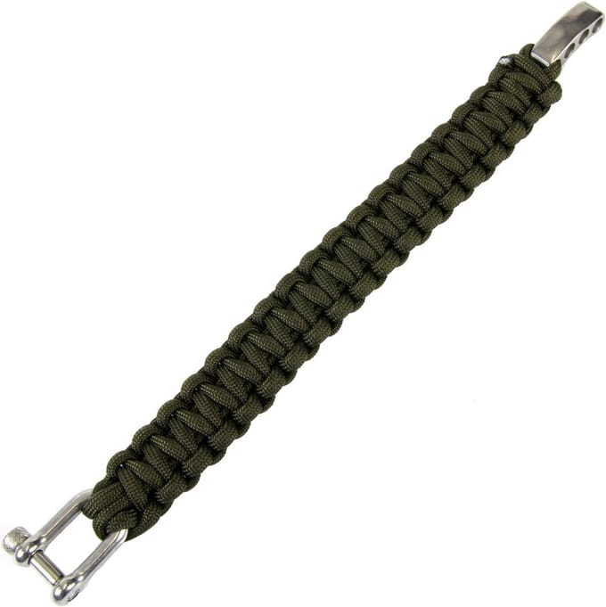 Paracord bracelet K2108A 9inch groen