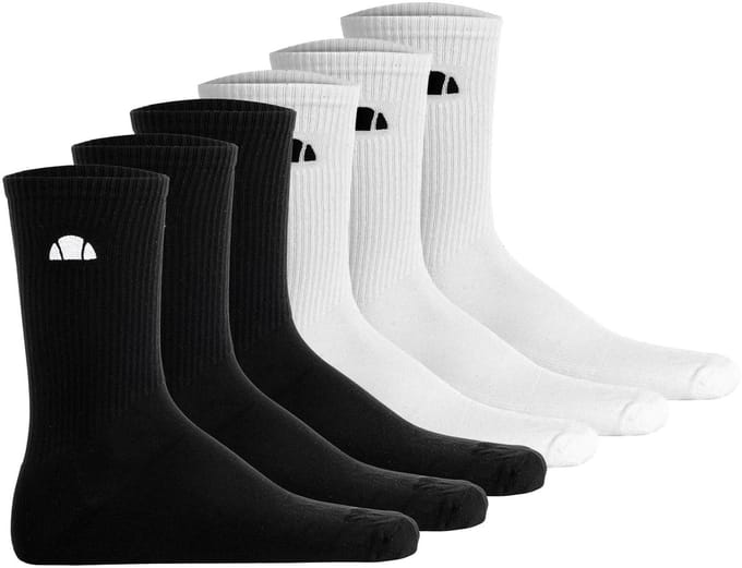 Ellesse Sokken ALACRE Crew Socks 6P Set van 6