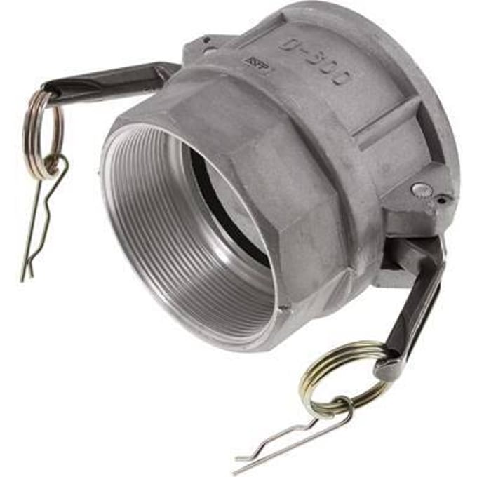 Camlock DN 75 (3'') Koppeling AluminiumRp 3'' met binnendraad Type D MIL-C-27487