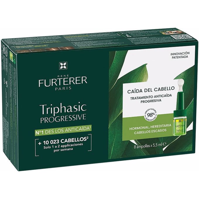 Rene Furterer Triphasic Progressive Ritual Anti Caída 8 X 5,5 Ml