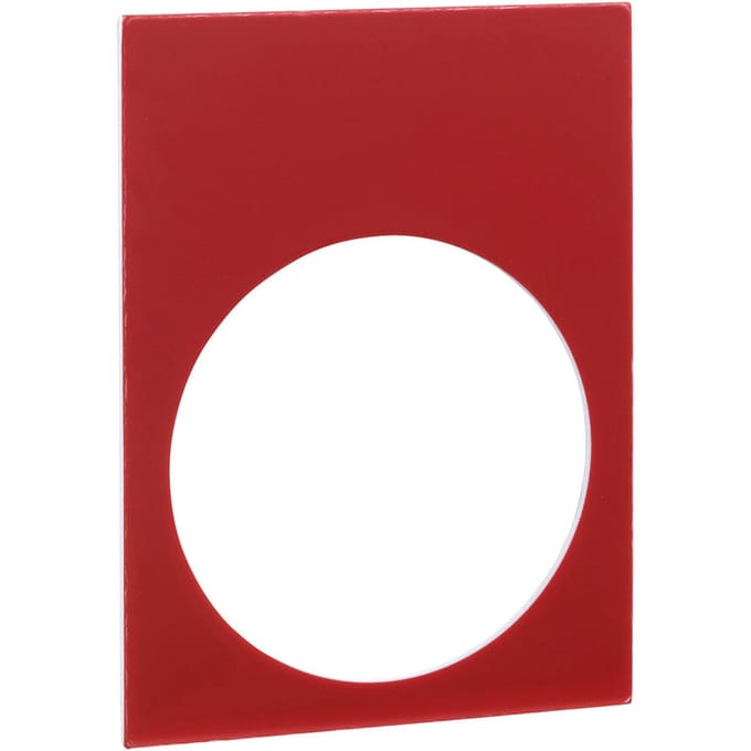 Schneider Electric Harmony Dubbele Kleur Legenda Plaat 30x40mm - ZB2BY2101 [5 Stuks]