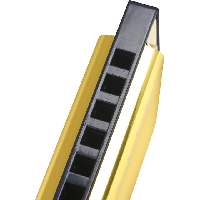 IRIN 10-gats Mondharmonica Toonsoort C 20 Ton Muzikaal Cadeau met Opbergkoffer voor Beginner Student geel