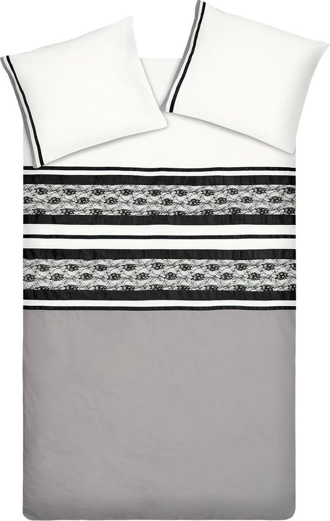 Beddinghouse Katherine Dekbedovertrek - Tweepersoons - 200x200/220 cm - Grey